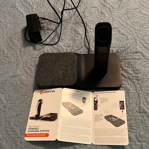 Griffin watch stand charging station